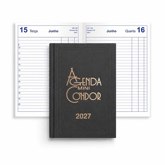 AGENDA ESCRITÓRIO CONDOR FSC MIX A21 14X21 DIARIA 2027