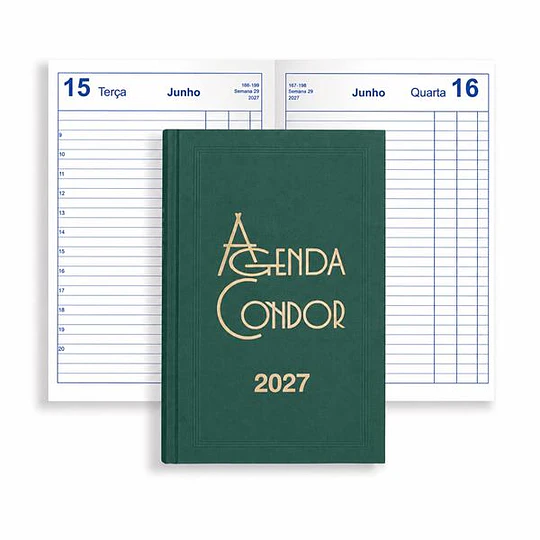 AGENDA ESCRITÓRIO CONDOR FSC MIX A21 14X21 DIARIA 2027