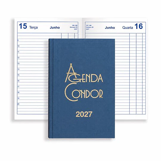 AGENDA ESCRITÓRIO CONDOR FSC MIX A21 14X21 DIARIA 2027