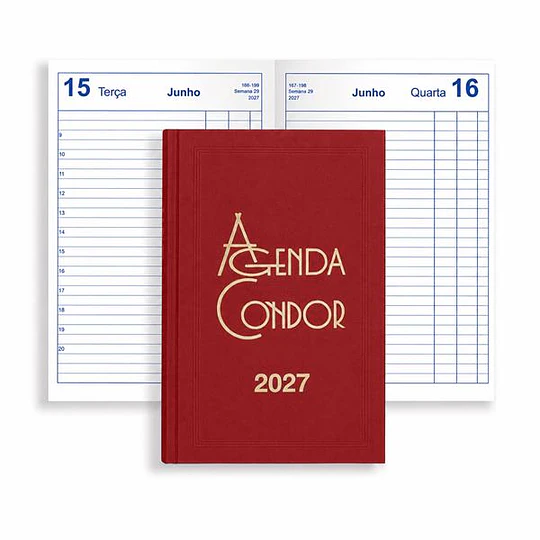 AGENDA ESCRITÓRIO CONDOR FSC MIX A21 14X21 DIARIA 2027