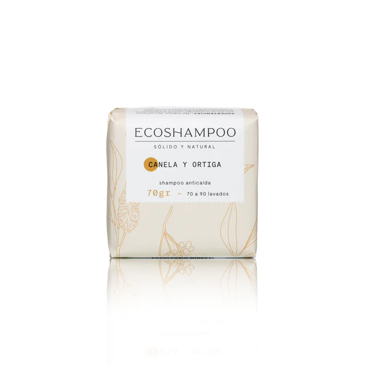 Ecoshampoo shampoo sólido para cabello Débil & Anticaída/Canela y Ortiga