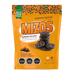 Galletas de arroz chocolate naranja 150g / MIZOS