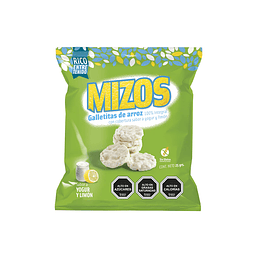 Galletas de arroz yogurt limón 25g / MIZOS