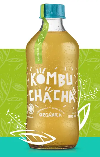 Kombuchacha / Botella 500 ml Cedrón 500ml