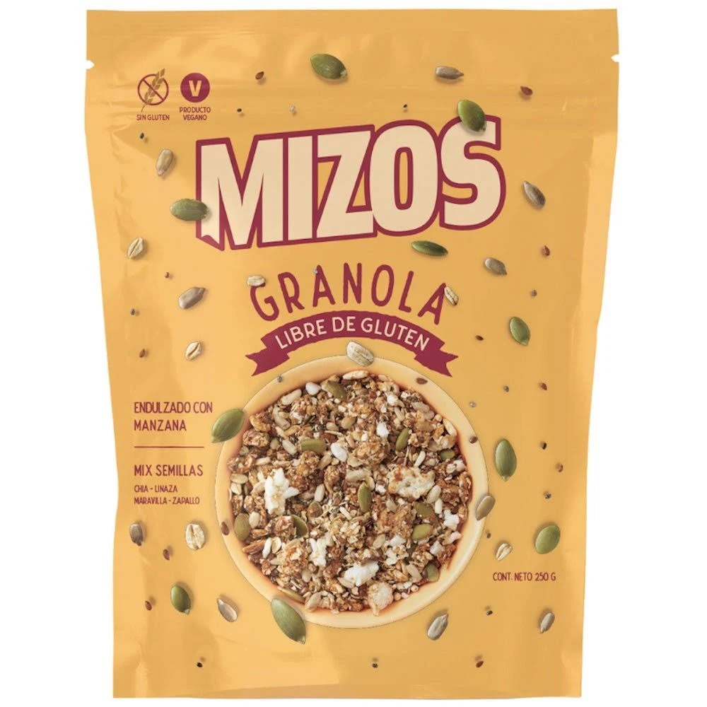 Granola mix semillas 250gr Mizos