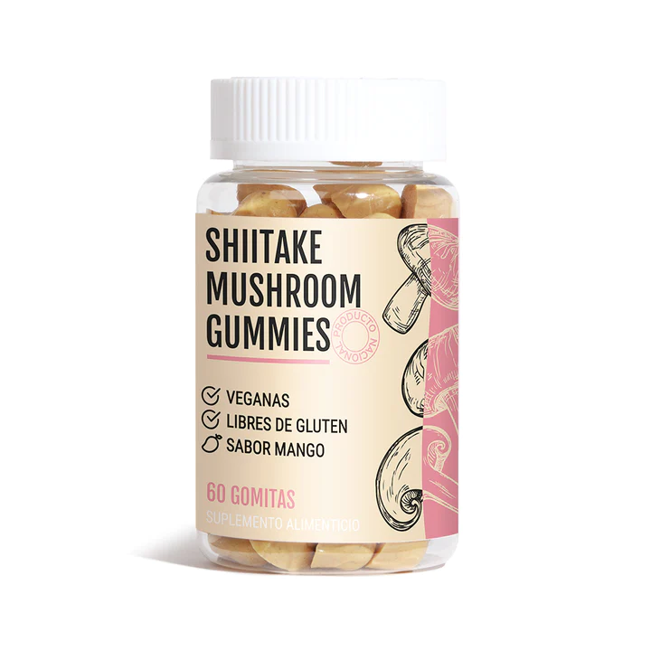 shiitake 60 gomitas / Newpharma