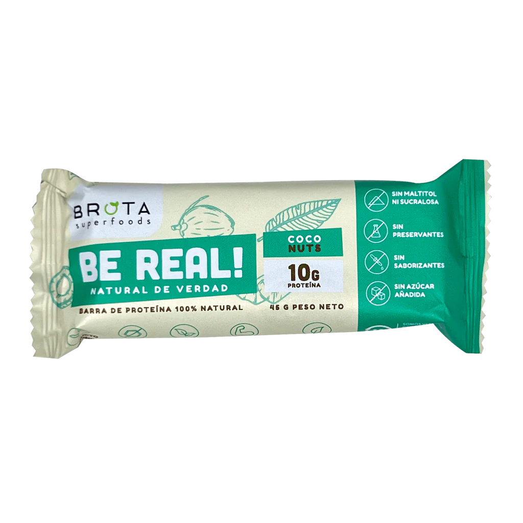 Protein Bar Be Real Coco Nuts / Brota Vida