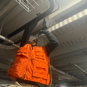 Inicio de montaje eléctrico y monitoreo.