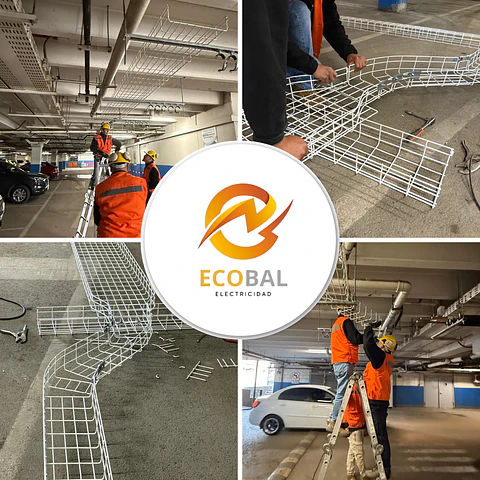 Fabricación de reducción y curvas en canastillo porta conductor, más montaje.