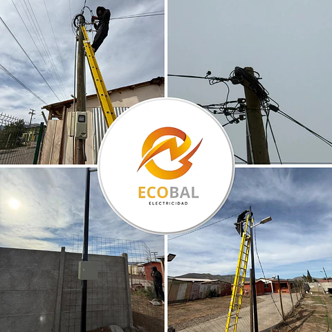 Empalme BT1 con instalación de luminaria – Localidad Nueva Aurora (Ovalle) 