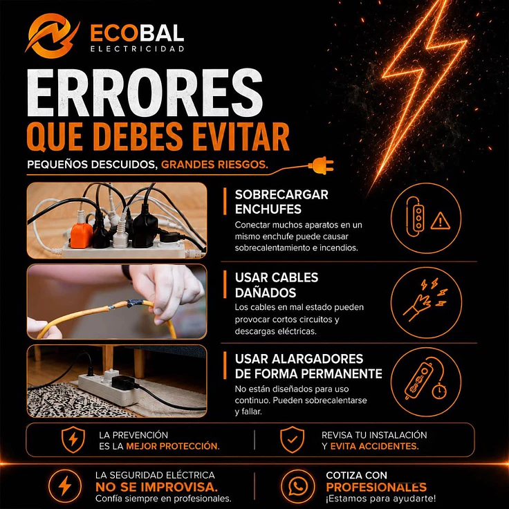    Errores que debes evitar