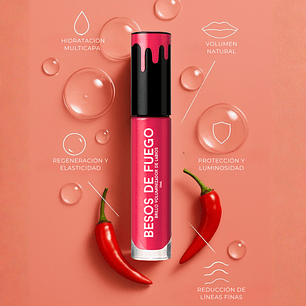 Gloss Nutriente y Voluminizador de Labios