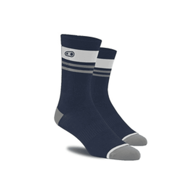 Crankbrothers Icon mtb sock Azul Blanco