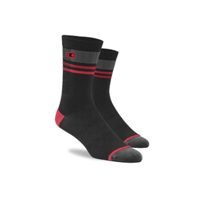 Crankbrothers Icon mtb sock Negro Rojo