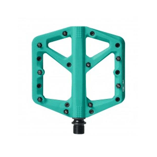 PEDALES CRANKBROTHERS STAMP 1 LARGE TURQUOISE