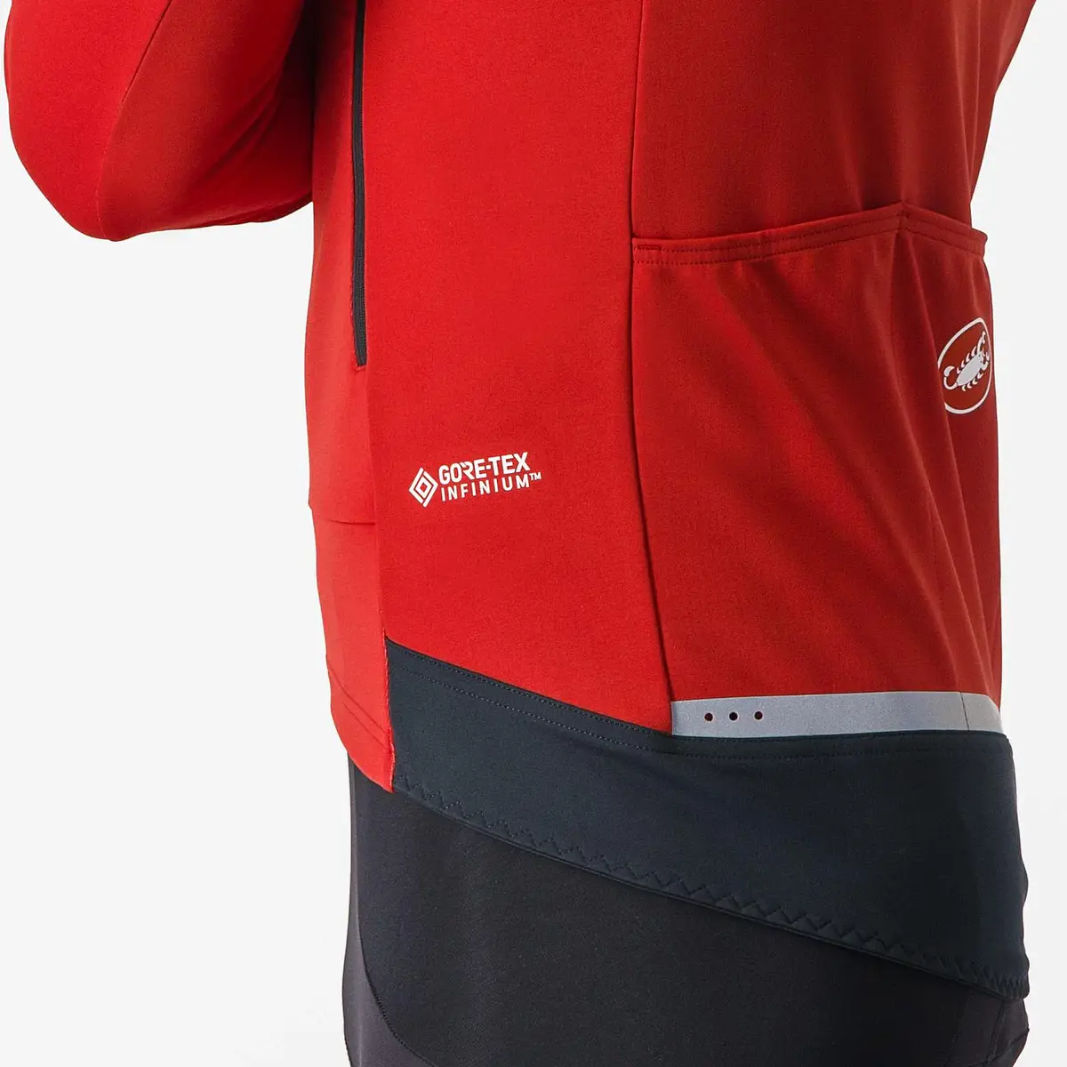CASTELLI PERFETTO ROS LONG SL JACKET ROSSO