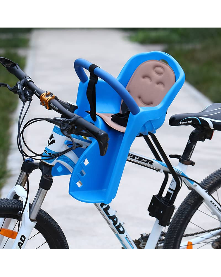 Silla bicicleta niño niña delantera