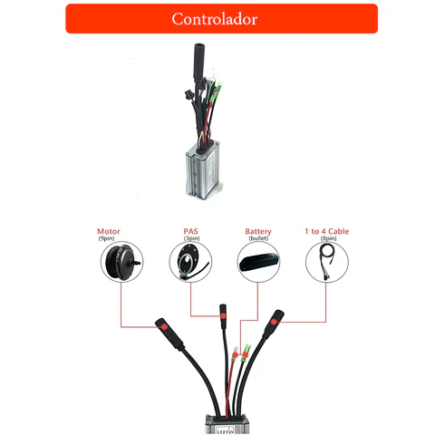 KIT motor electrico bicicleta  1000w  