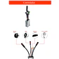 KIT motor electrico bicicleta  1000w   - Miniatura 2