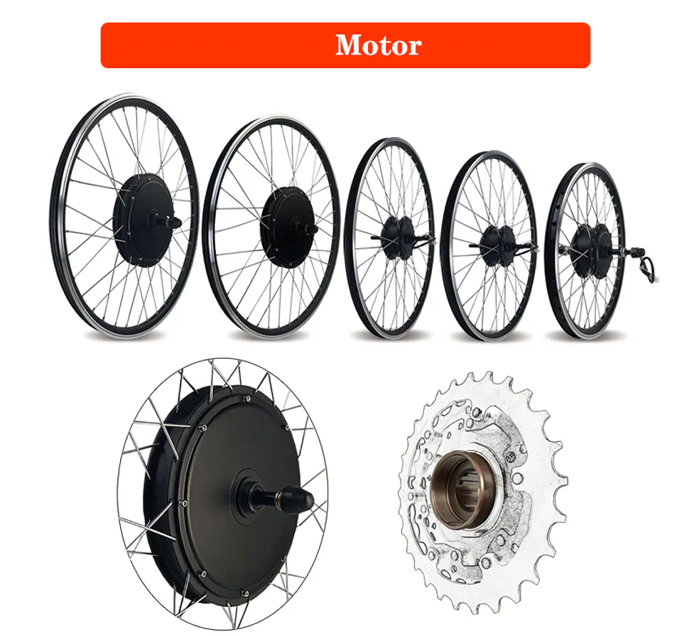 KIT motor electrico bicicleta  1000w   4