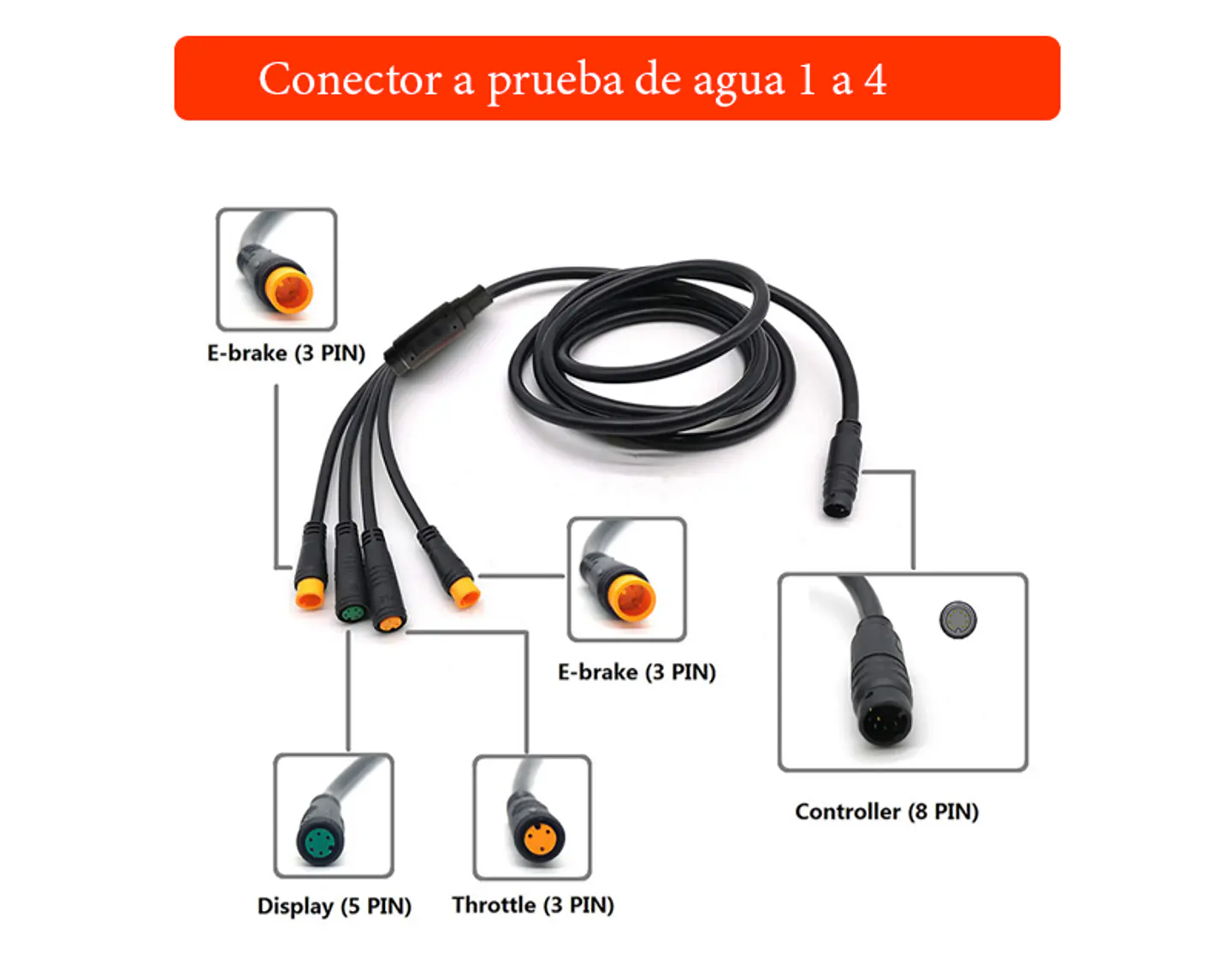 KIT motor electrico bicicleta  1000w   5