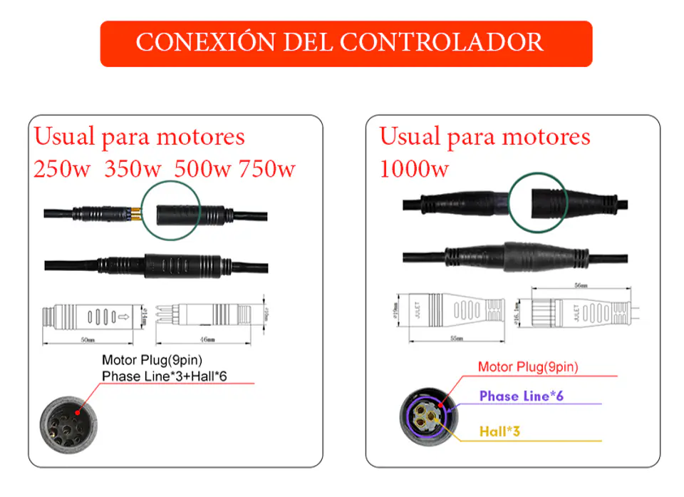 KIT motor electrico bicicleta  1000w   7