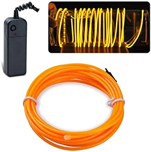 Kit Hilo Luz Neón Colores 3mts