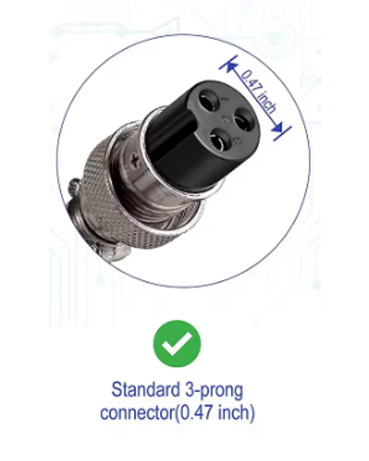 Cargador 67.2 v  2amperes generico