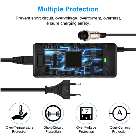 Cargador 67.2 v  2amperes generico