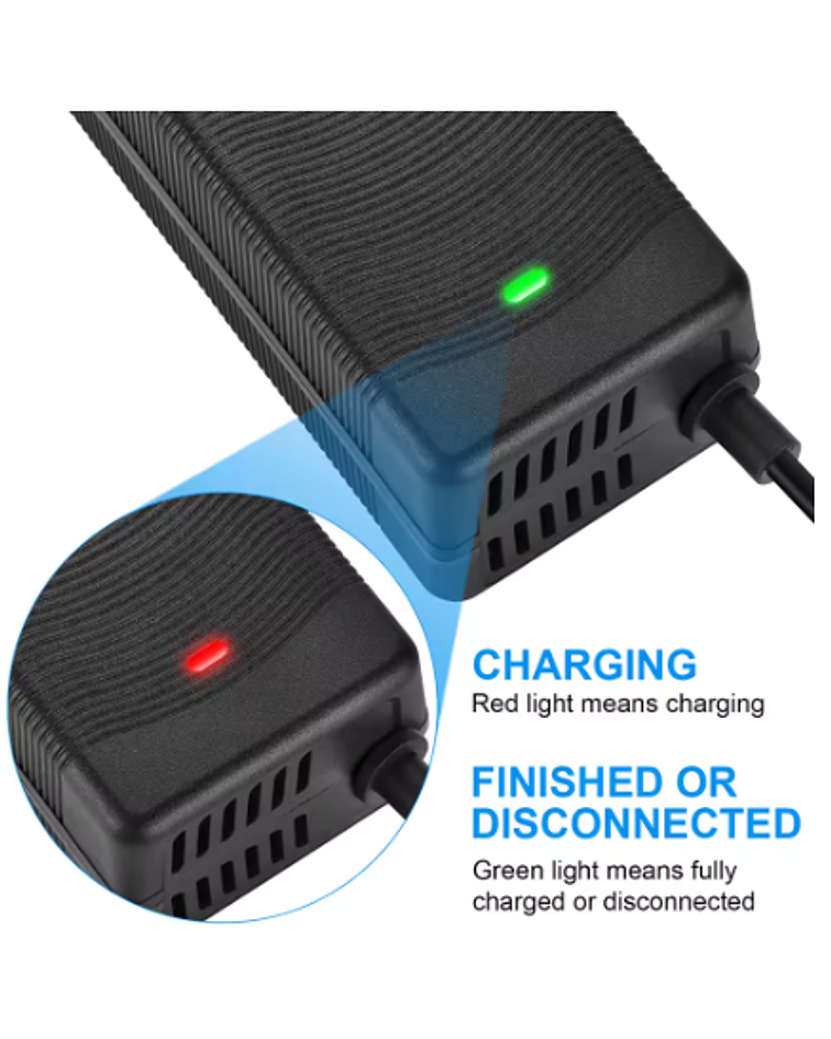 Cargador 67.2 v  2amperes generico