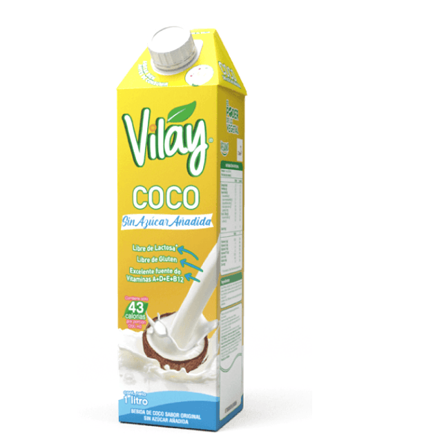 Bebida Vegetal Coco sin Azúcar