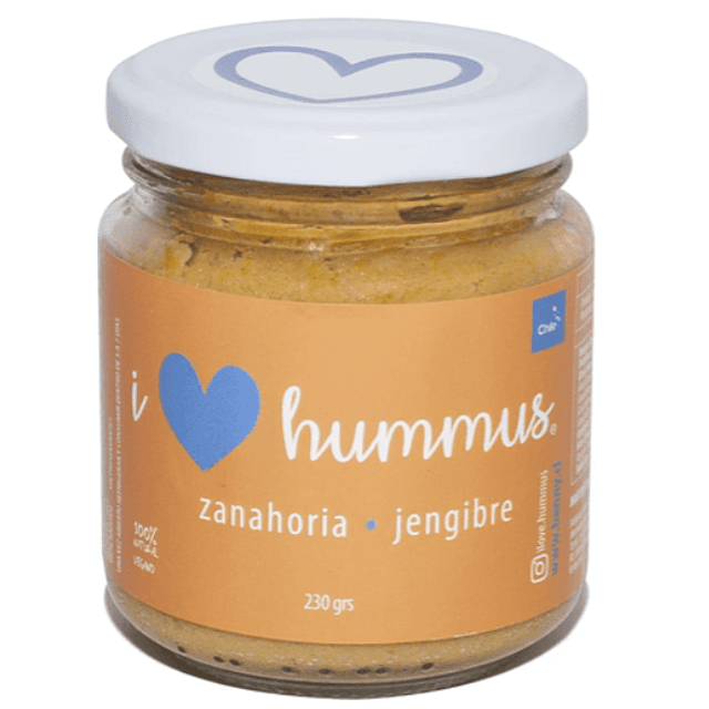 Hummus Zanahoria - Jengibre