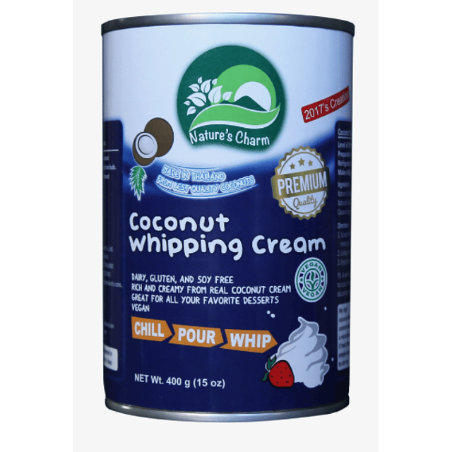 Crema para batir de coco