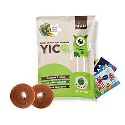 Rollos de Fruta Manzana YICO BIGU