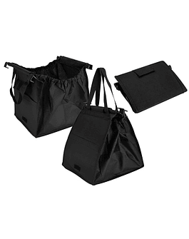 BOLSA REUTILIZABLE PARA CARRO 35X35X25CM - NEGRO