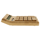 CALCULADORA SOLAR DE MADERA BAMBOO ECOFAMY 2