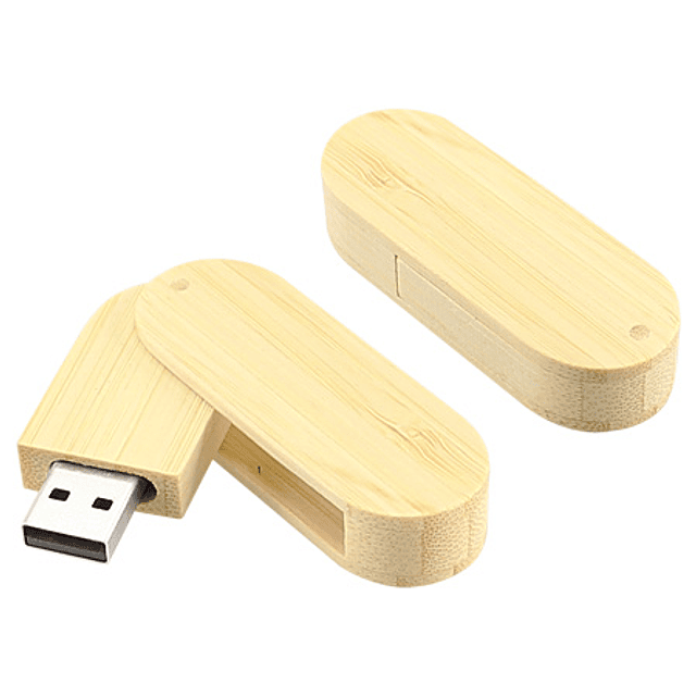 USB PENDRIVE 4GB MADERA  DE BAMBOO