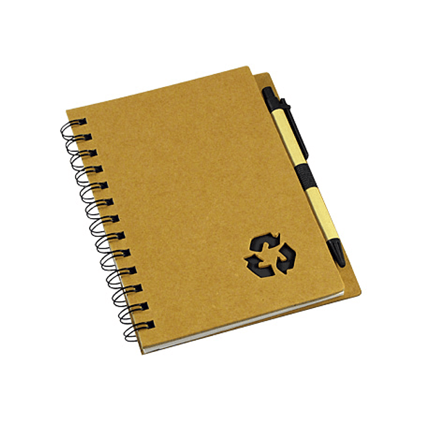 CUADERNO ECOLOGICO CON TAPA DURA DE CARTON  10