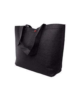 BOLSO DE FIELTRO 50X33X12CM ECOFAMY - NEGRO