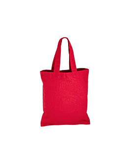 BOLSA DE ALGODÓN TEÑIDO 25 x 30 cm - ROJO