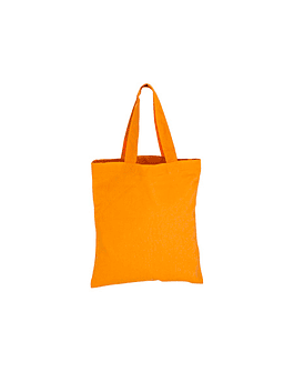 BOLSA DE ALGODÓN TEÑIDO 25 x 30 cm - naranja