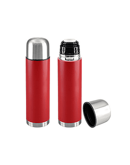 TERMO DE ACERO INOXIDABLE DOBLE PARED  - ROJO