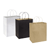 BOLSA DE PAPEL 33X40X15CM 12U ECOFAMY 