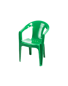 SILLA PLÁSTICA CLÁSICA DE POLIPROPILENO - VERDE