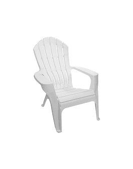 SILLA PLASTICA DE PARA TERRAZA   - BLANCO