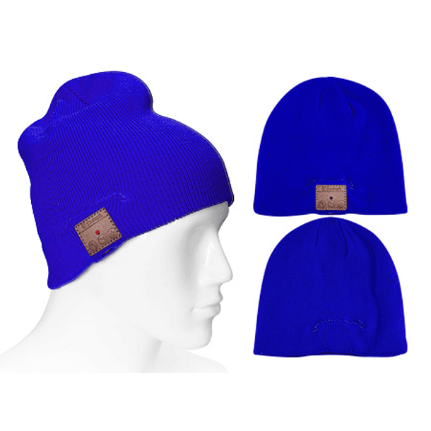 GORRO DE LADA CON AUDIFONOS BLUETOOTH INCORPORADO 2