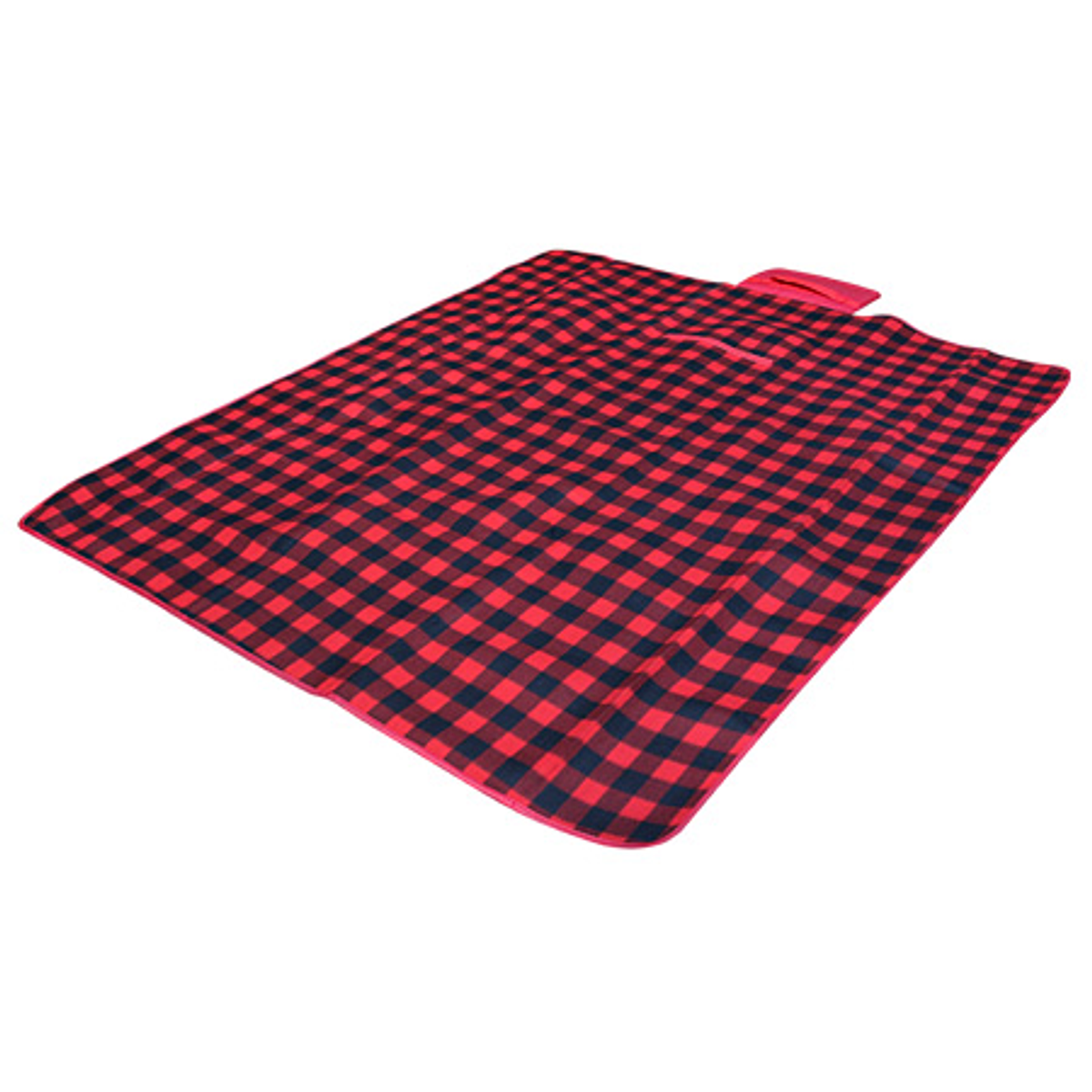 Manta para picnic vichy rojo con reverso impermeable 280x140