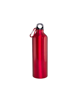 BOTELLA ALUMINIO REUTILIZABLE - ROJO