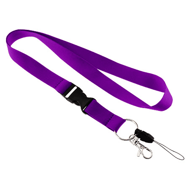 LANYARD PORTA-CREDENCIAL CON MOSQUETÓN Y CORDÓN SUBLIMABLE 8