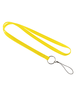 LANYARD PORTA-LLAVERO SUBLIMACIÓN - AMARILLO